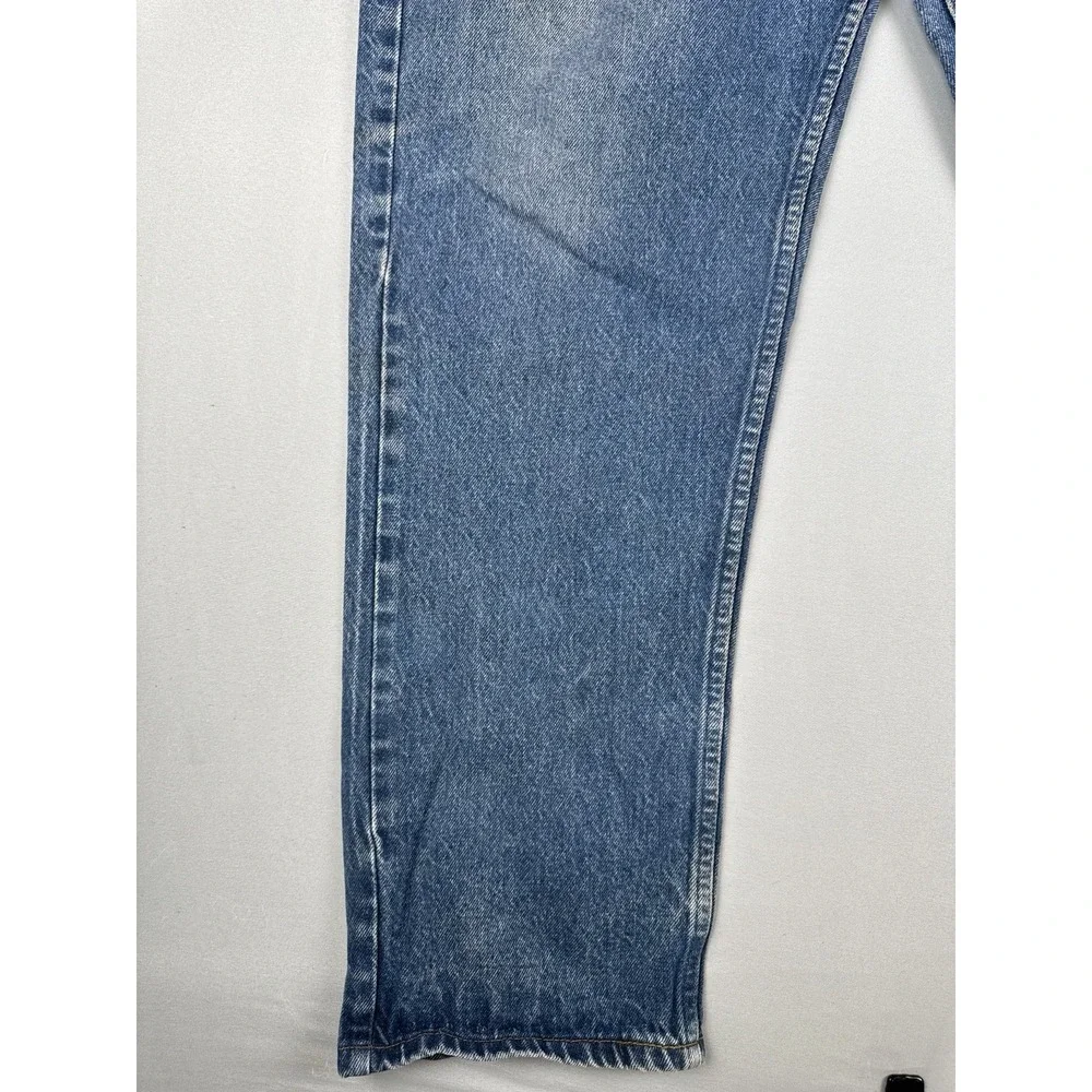 Vintage 80s Levi's Orange Tab USA Made Straight Leg Jeans 42x31